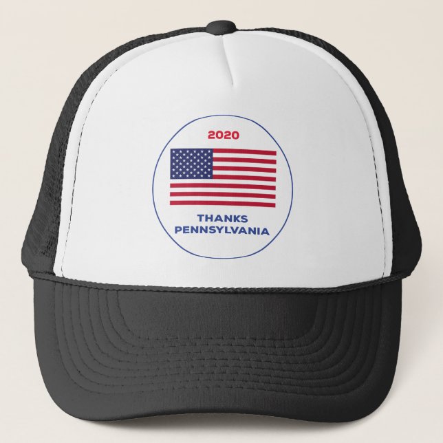 Thanks Pennsylvania 2020 Election Trucker Hat (Front)