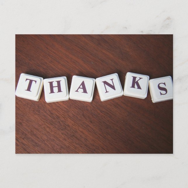 Thanks Postcard (Front)