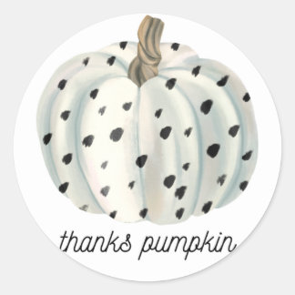 Thanks Pumpkin Sticker