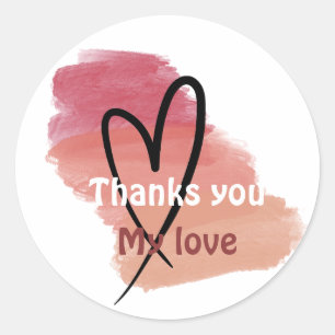 Thanks sticker