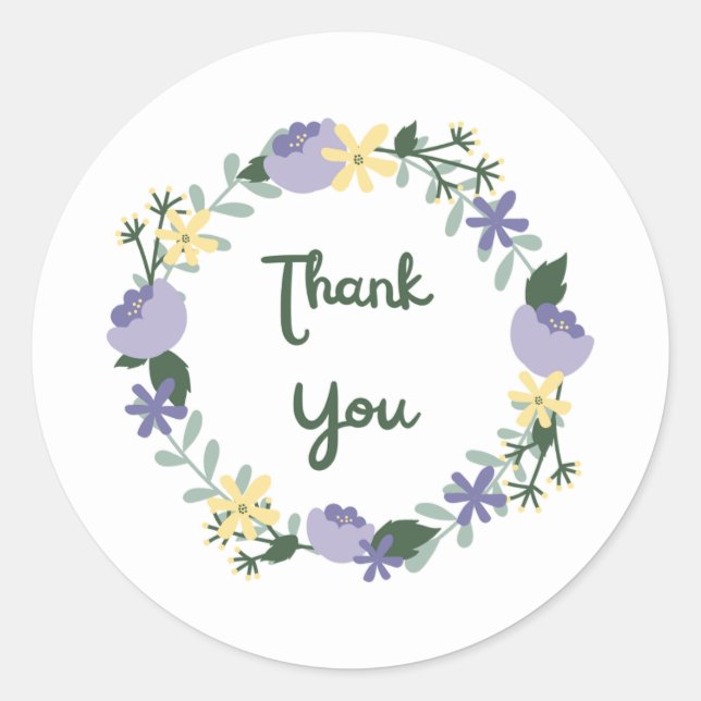 Thanks Stikers Classic Round Sticker (Front)