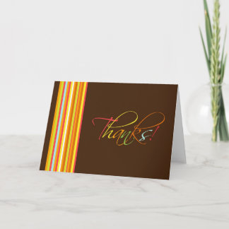 Thanks Thank You Card