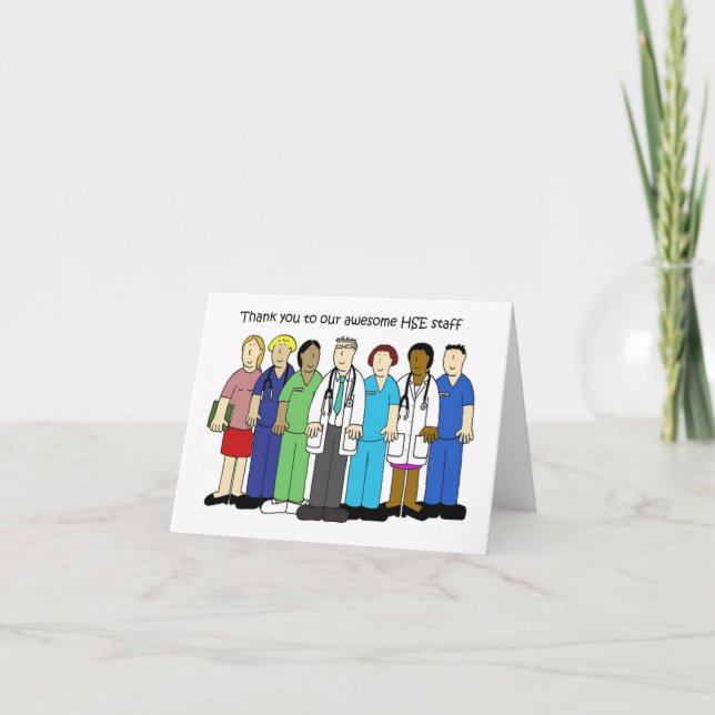 Thanks to HSE Medical Staff Card (Front)