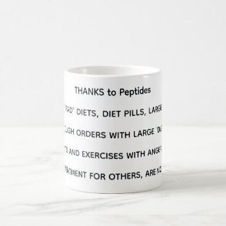THANKS to Peptides   Coffee Mug