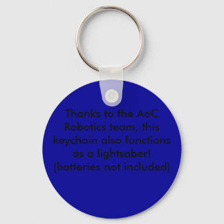 Thanks to the AoC Robotics team, this keychain ...