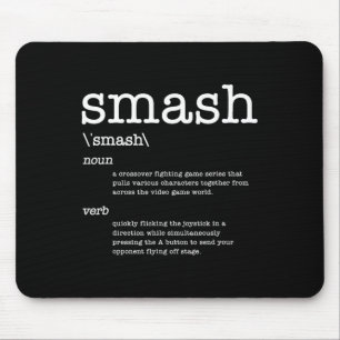 Thanks Videogames Smash Definition Video Game Mouse Pad
