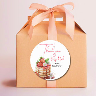 Thanks you berry much classic round sticker