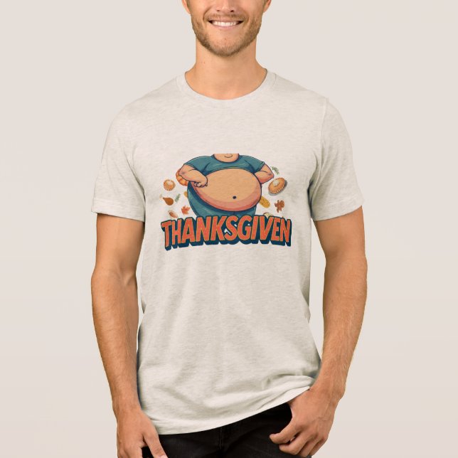 Thanksgiven, a.k.a. The Day After Tri-Blend Shirt (Front)