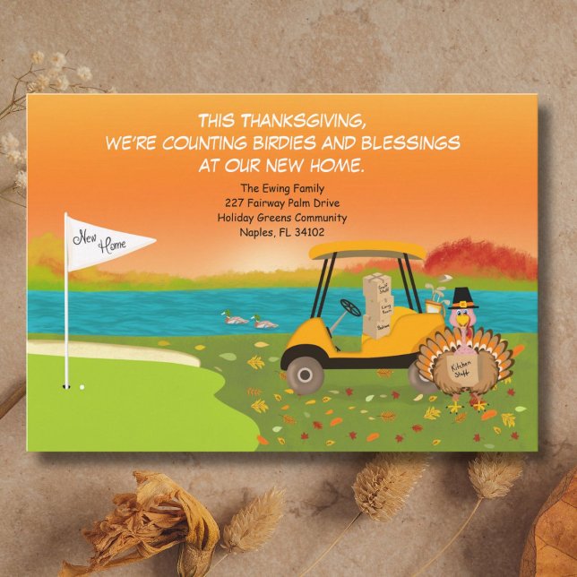 Thanksgivig Golf Cart With Moving Boxes  Announcement (Creator Uploaded)