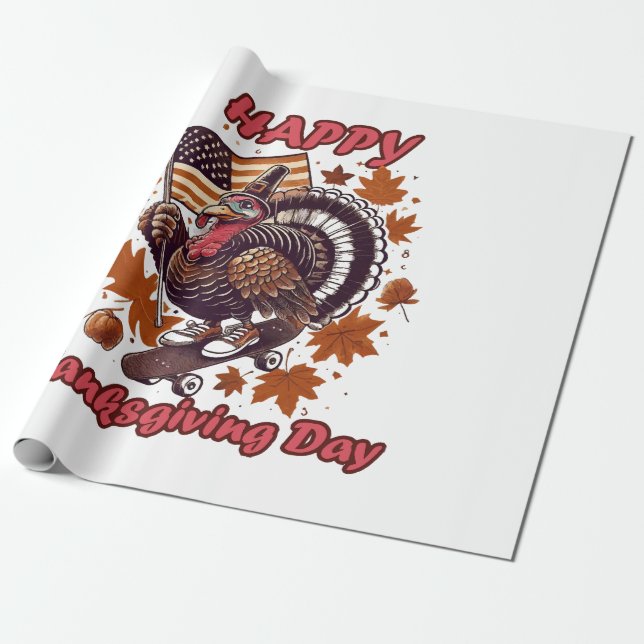 Thanksgiving 2023  wrapping paper (Unrolled)