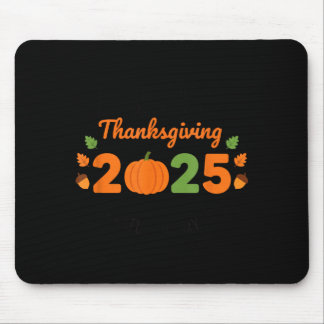 Thanksgiving 2025 pumpkin family thankful for mouse pad