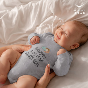 Thanksgiving: A day to nap between meals Fun Quote Baby Bodysuit