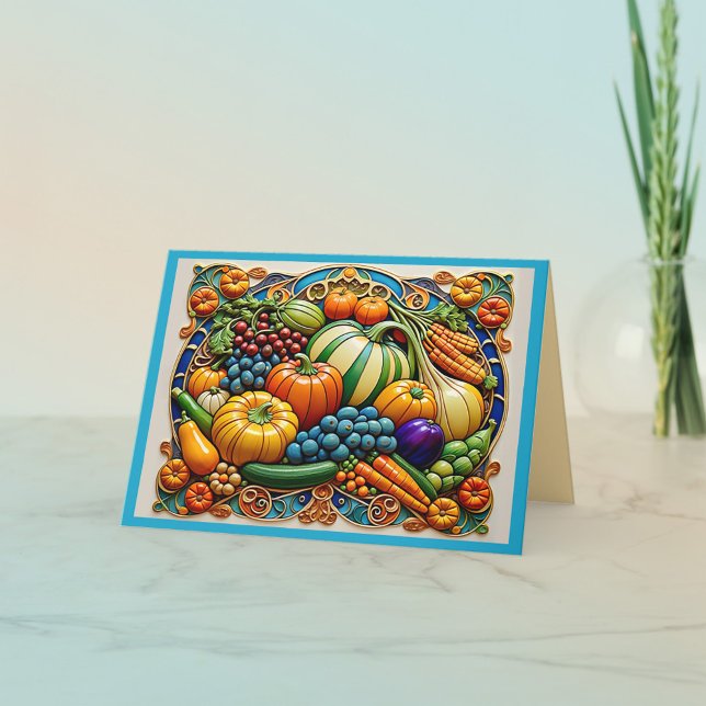 Thanksgiving Abundance Greeting Card (Creator Uploaded)