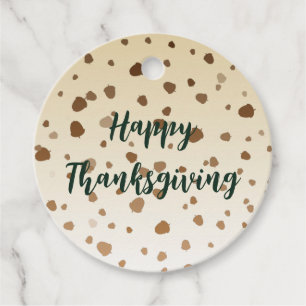 Thanksgiving Acorns Favour Tags