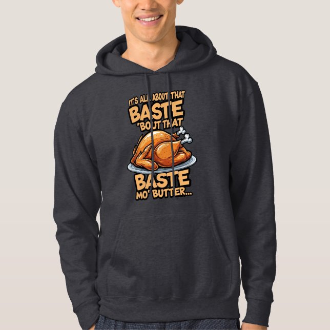 Thanksgiving Adult Pullover Hoodie (Front)