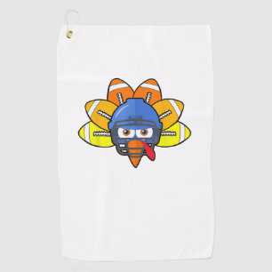 Thanksgiving American Football Youth Shirt, Turkey Golf Towel