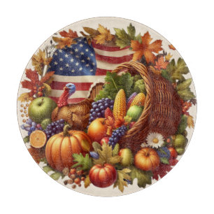 Thanksgiving/American/Turkey/Fall Cutting Board
