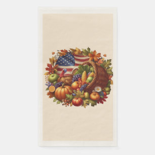 Thanksgiving/American/Turkey/Fall Napkin