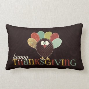 Thanksgiving AND Autumn with Monogram Lumbar Cushion