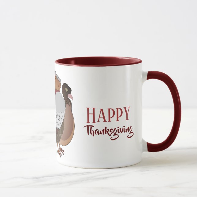 Thanksgiving and Nice Turkey Mug (Right)