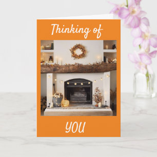 THANKSGIVING AND THINKING OF **YOU** CARD