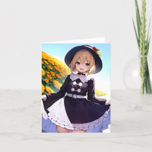 Thanksgiving Anime D - AI Holiday Card