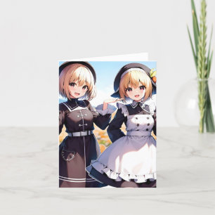  Thanksgiving Anime E - AI Holiday Card