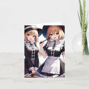 Thanksgiving Anime F - AI Holiday Card