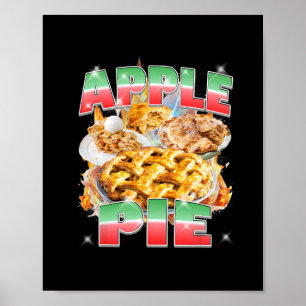 Thanksgiving Apple Pie Bootleg 90's Rap Rock Vinta Poster