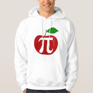Thanksgiving Apple Pie Lover Funny Pi Day Math Tea Hoodie