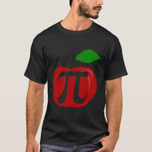 Thanksgiving Apple Pie Lover Funny Pi Day Math Tea T-Shirt
