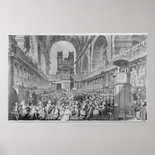 Thanksgiving at St. Paul's for George III's Poster