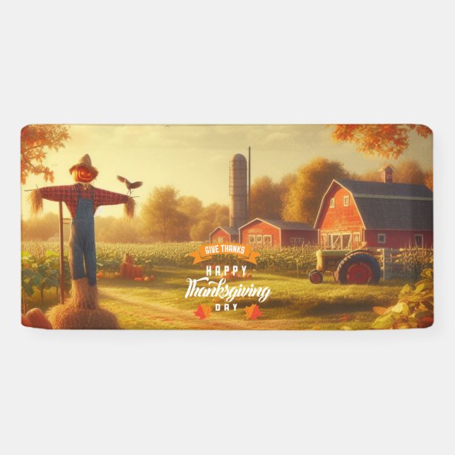Thanksgiving/Autumn/Fall on the farm Banner (Horizontal)