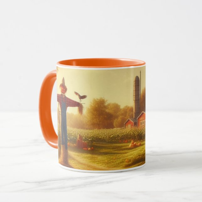 Thanksgiving/Autumn/Fall on the farm Mug (Front Left)