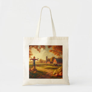 Thanksgiving/Autumn/Fall on the farm Tote Bag