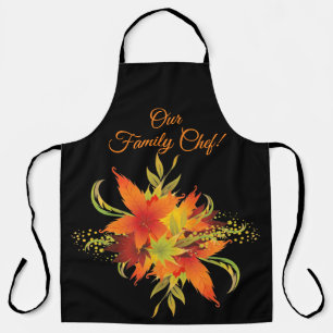 Thanksgiving Autumn Leaves Apron