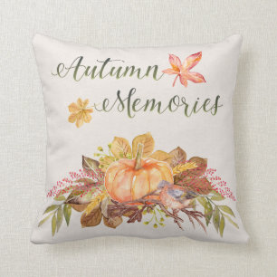 Thanksgiving - "Autumn Memories" - Watercolors1 Cushion