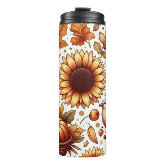 Thanksgiving Autumn  Thermal Tumbler