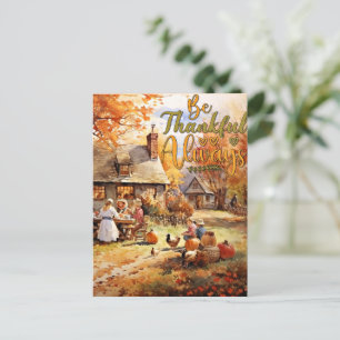 Thanksgiving - Be Thankful Always Postcard