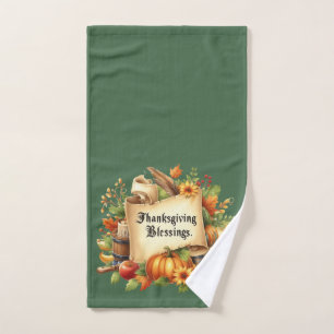 Thanksgiving Blessing Hand Towel