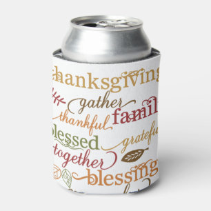 Thanksgiving Blessings Can Cooler