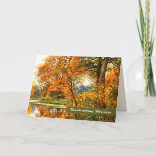 Thanksgiving Blessings. Fine Art Greeting Cards