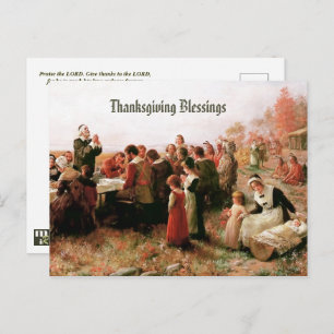 Thanksgiving Blessings. Fine Art Postcards