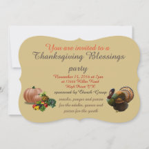 Thanksgiving Blessings Party