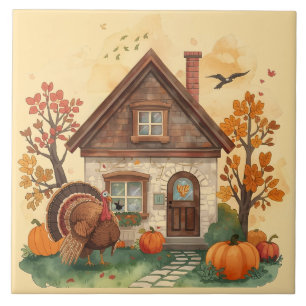 Thanksgiving Bliss and the Country Home Ceramic Tile