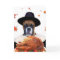 Thanksgiving boxer dog notecard