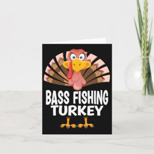 Thanksgiving Byb Fishing Turkey Matching Pajama Card