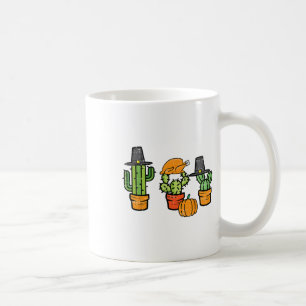 Thanksgiving Cactus Cute Succulent Plant Fall Men Coffee Mug