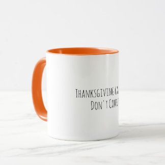 Thanksgiving Calories Coffee Cup