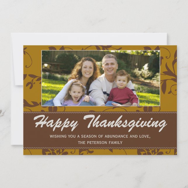 Thanksgiving Card (Front)